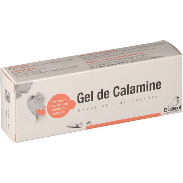 Gel De Calamine Therica Gel Pour Application Locale 1 Tube(S) Polyethylene Basse Densite (Pebd) De 50 Ml