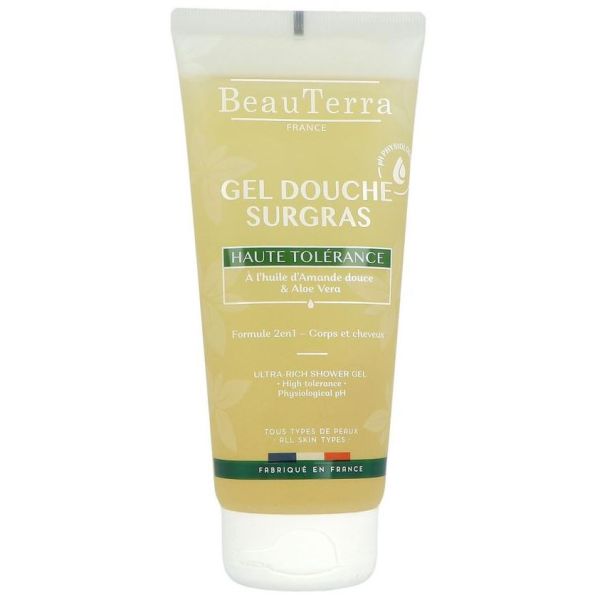 Beauterra Gel Douche Surgras Hypoallergenique Tube 200 Ml 1