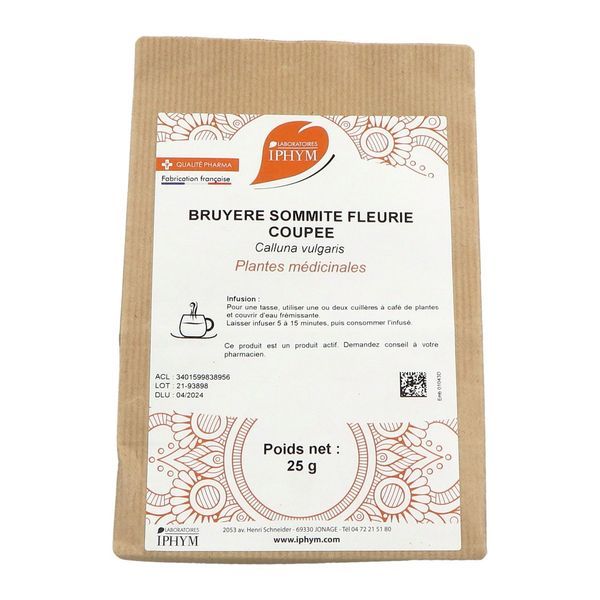 BRUYERE FLEUR IPHYM Fleur de bruyère, vrac, sac 25 g