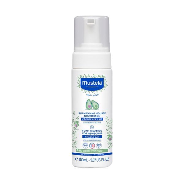 MUSTELA PEAU NORMALE BEBE ENFANT SHAMPOING MOUSSE NOURRISSON Shampoing mousse, fl 150 ml