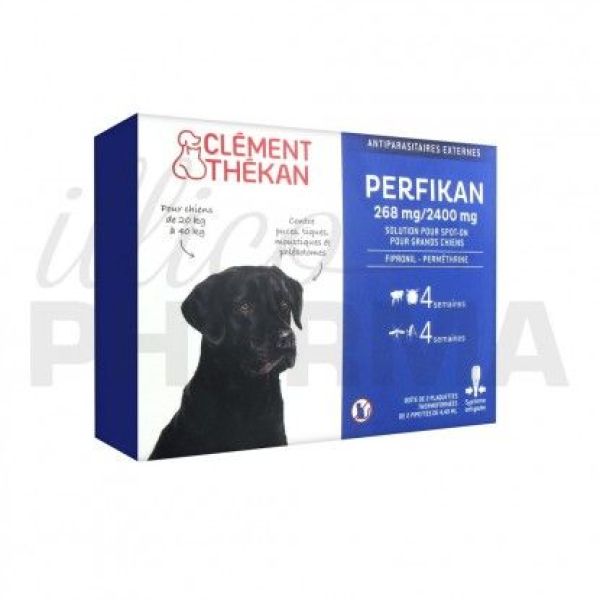 Perfikan 268Mg/2400Mg Solution Pour Spot-On Pour Grands Chiens Pipette 4,4 Ml 4