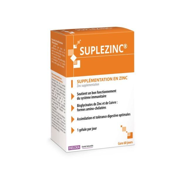 Ineldea Suplezinc - 90 gélules végétales