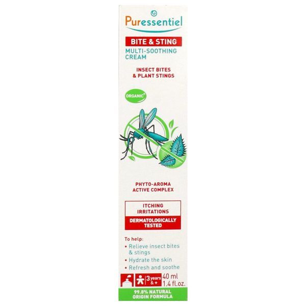 PURESSENTIEL ANTIPIQUE CREME MULTIAPAISANTE Crème apaisante bio, tube 40 ml
