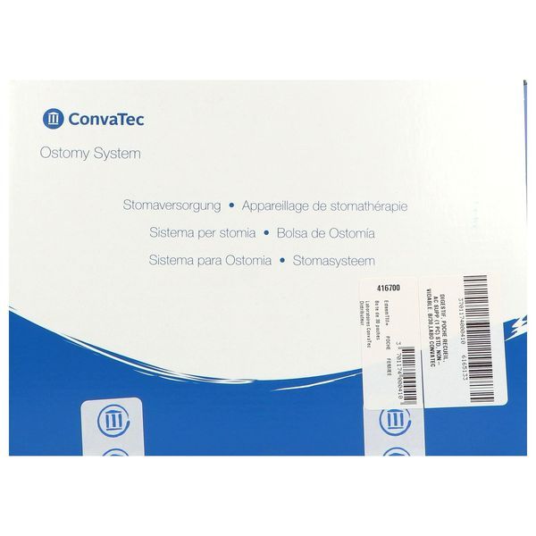 ESTEEM PLUS STANDARD POCHE FERMEE Poche système 1 pièce, transparente, à découper avec filtre intégré, (ref. 416700), bt 30