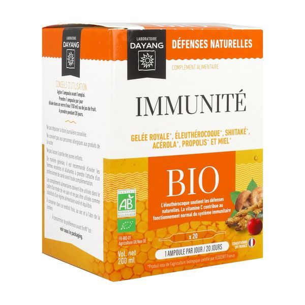 Dayang Immunité BIO - 20 ampoules