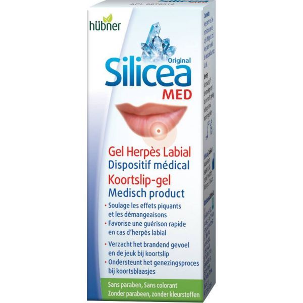 Hubner Silicea gel herpès labial - 2 g