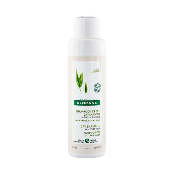 KLORANE CAPILLAIRE LAIT D'AVOINE Shampoing sec extradoux au lait d'avoine, spray sans gaz, spray 50 g