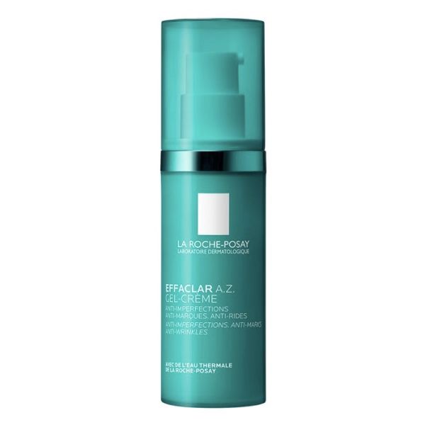 EFFACLAR A.Z. GEL CREME Gel-crème anti-imperfections, anti-marques, anti-rides, fl 40 ml