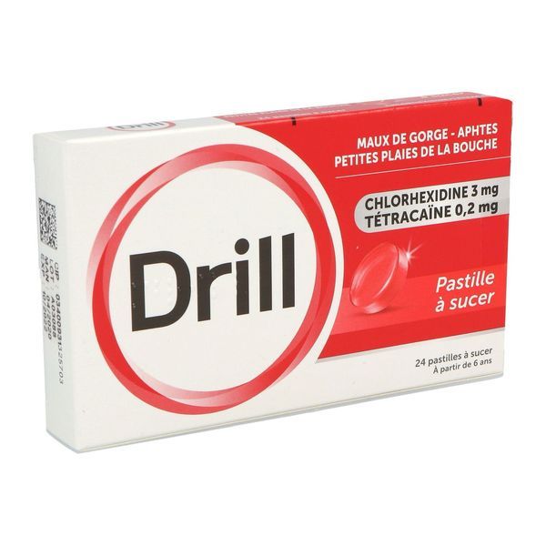DRILL PASTILLE A SUCER B/24