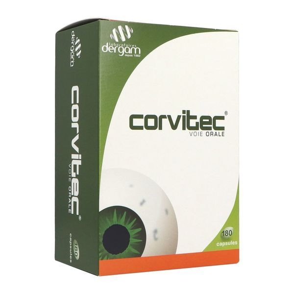 CORVITEC Capsule, complément alimentaire à visée oculaire, bt 180