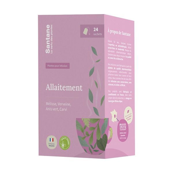 Santane Infusion Allaitement Plante Sachet 24