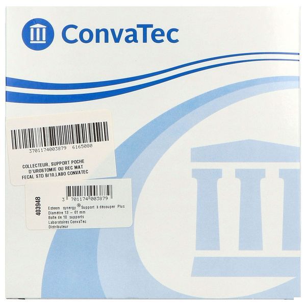 ESTEEM SYNERGY SUPPORT PLUS Support porte-poche à couplage adhésif, à découper, diamètre 13 mm à 61 mm (ref. 403948), bt 10