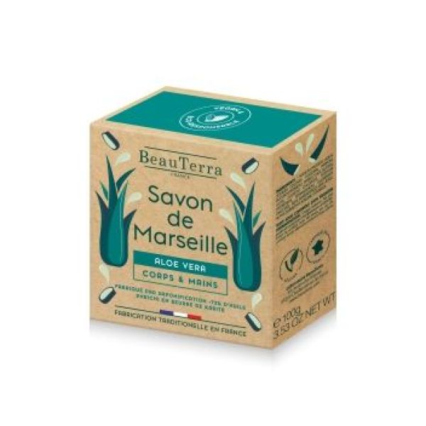 BEAUTERRA Savon de marseille Aloe Aera 100g