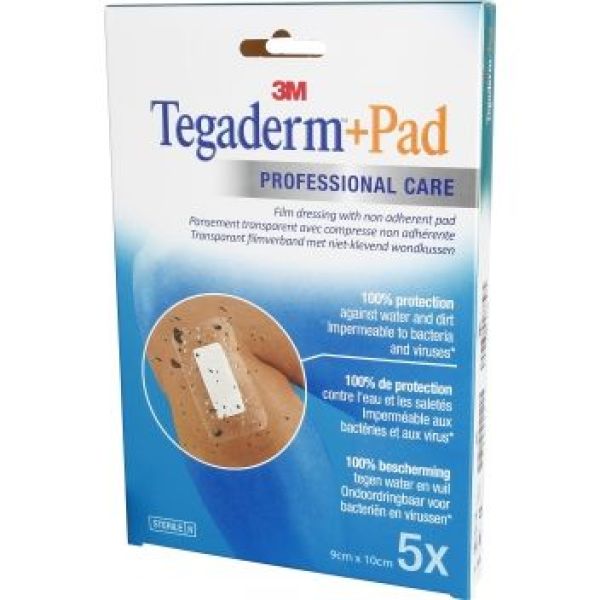 3M TEGADERM + PAD 9 CM X 10 CM BOITE DE 5