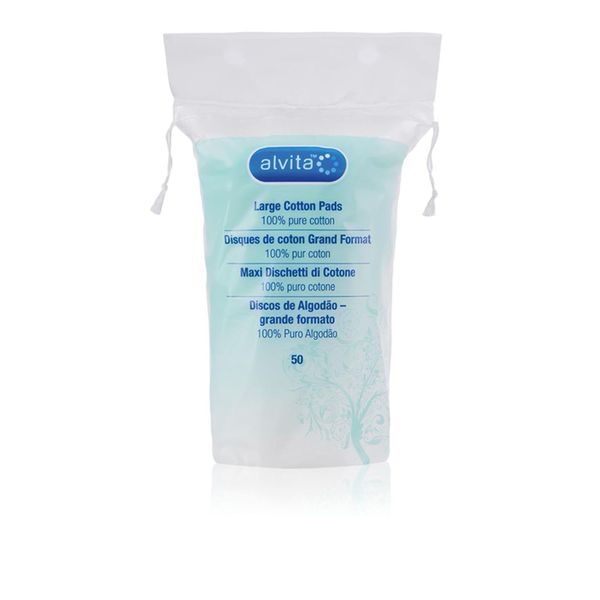 Alvita 50 Disques De Coton Grand Format