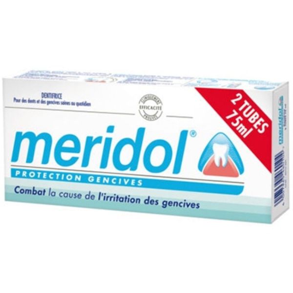 Meridol Dentifrice Protection Gencives Lot de 2 x 75ml