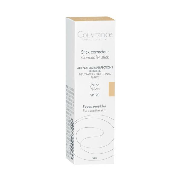 COUVRANCE CORRECTEUR DE TEINT STICK Stick correcteur, SPF 20, teinte jaune, stick 4 g