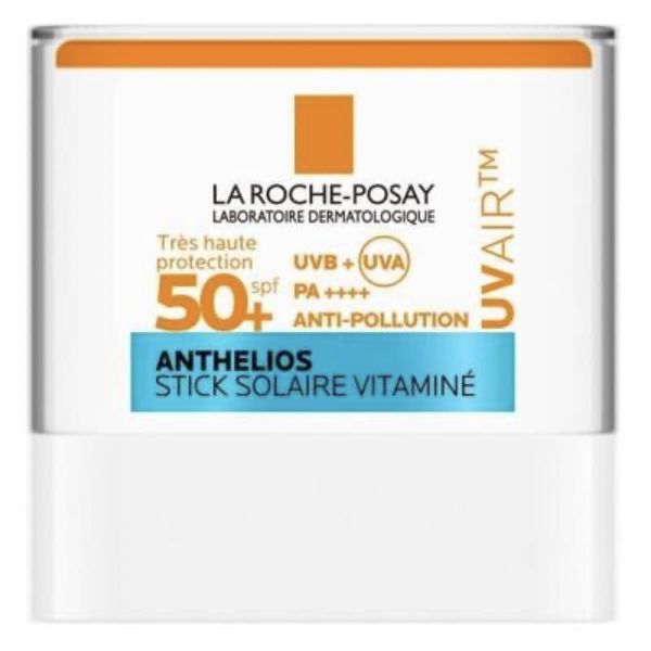 ANTHELIOS UVAIR STICK SOLAIRE VITAMINE SPF 50+ Stick solaire vitaminé très haute protection, SPF 50+, stick 10 g