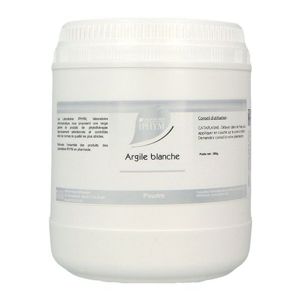 IPHYM ARGILE BLANCHE Argile blanche poudre, bt 250 g