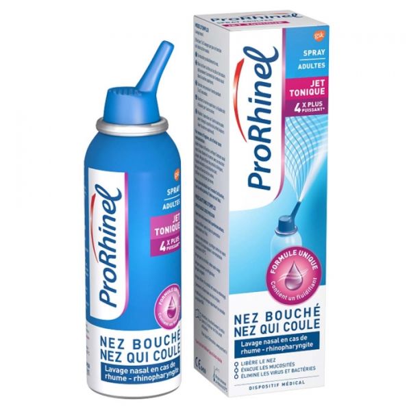 Prorhinel Spray Jet Tonique Lavage Nasal Adultes 100Ml