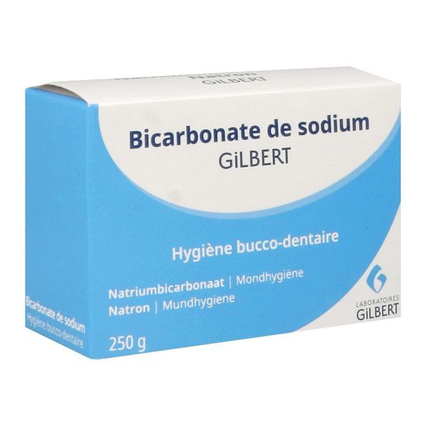 BICARBONATE DE SODIUM GILBERT Bicarbonate de sodium, conditionné, bt 250 g