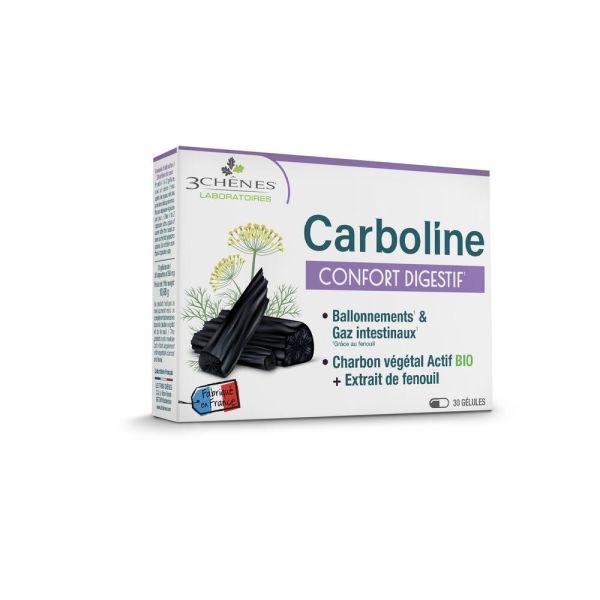 3 Chenes Carboline - 30 gélules