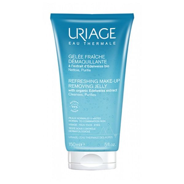 URIAGE GELEE FRAICHE DEMAQUILLANTE Gelée fraîche démaquillante à l'extrait d'edelweiss bio, tube 150 ml