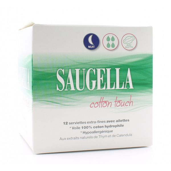 Saugella Serviette Nuit 12