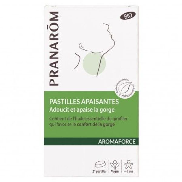 Pranarom Science Aromaforce Pastilles Apaisantes Bio 21