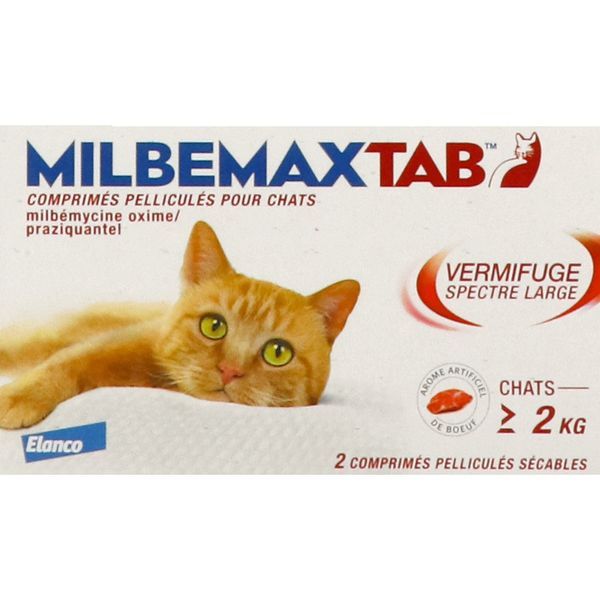 Milbemaxtab Comprimes Pellicules Pour Chats Plaq Th-Form 2
