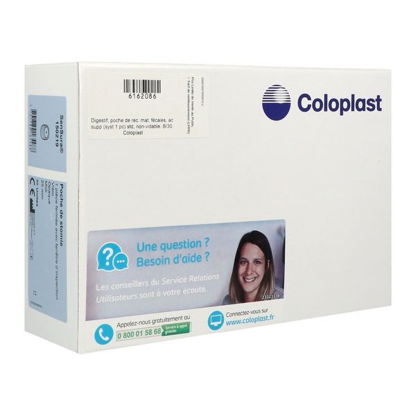 SENSURA VISIO POCHE FERMEE MIDI Poche fermée système 1 pièce, prédécoupée, opaque, diamètre 25 mm, bt 30