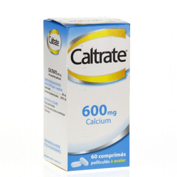 Caltrate 600 Mg (Carbonate De Calcium) Comprimes Pellicules B/60