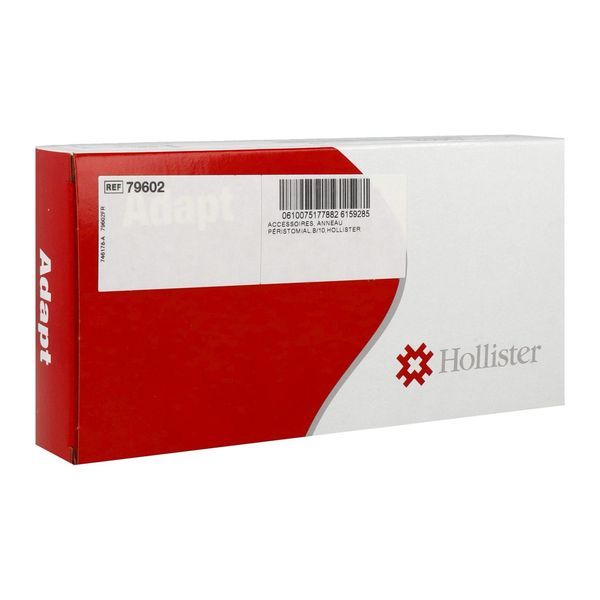 ADAPT ANNEAUX CONVEXE PROTECTEUR CUTANE Protecteur cutané convexe modelable sans céramide, ovale, 30 mm x 48 mm (ref. 79602), bt 10