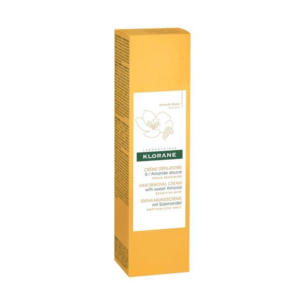 KLORANE CREME DEPILATOIRE PEAUX SENSIBLES Crème dépilatoire à l'amande douce, tube 150 ml