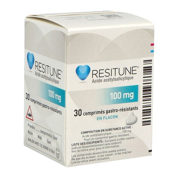 RESITUNE Comprimé gastrorésistant 100 mg, flacon 30