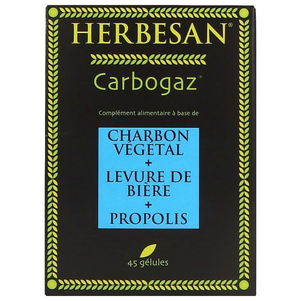 Herbesan Herbesan carbogaz - 45 gélules