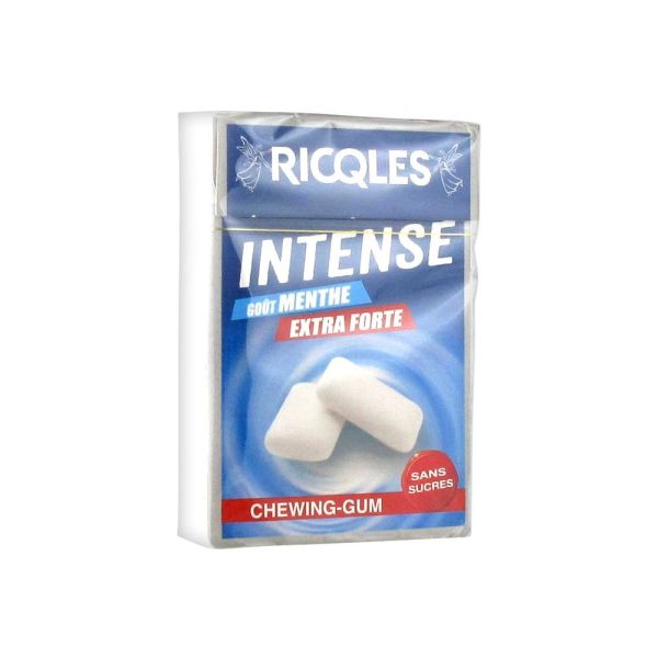 Ricqlès Intense Chewing-Gum Sans Sucres Goût Menthe Extra Forte 28,6 g