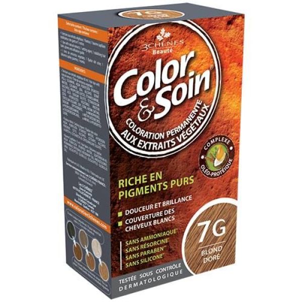 3 Chenes Color & Soin 7 G - Blond doré - 135 ml