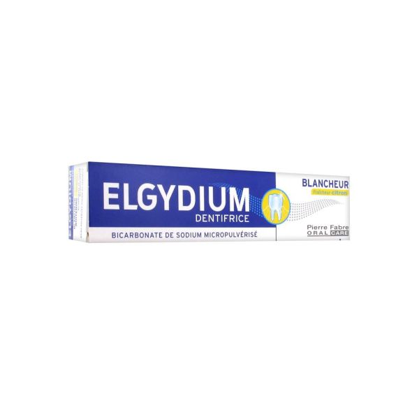 ELGYDIUM DENTIFRICE BLANCHEUR FRAICHEUR CITRON TUBE DE 75 ML