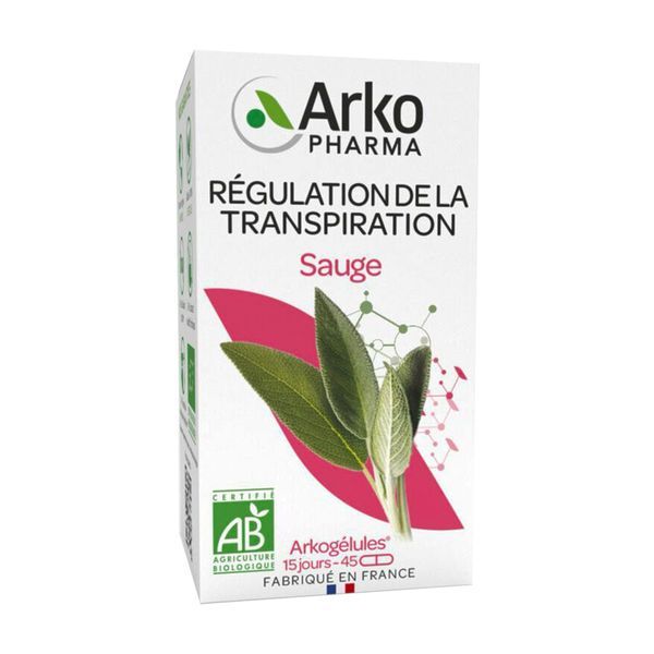 ARKOGELULES SAUGE BIO Gélule, complément alimentaire à base de sauge, bt 45