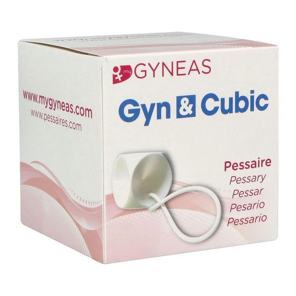 Gyneas Pessaire Cubic 25 Mm Blanc T0 1