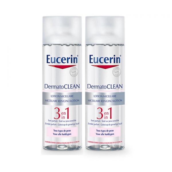 Eucerin Dermatoclean Lotion Micellaire 3/1 Flacon 400 Ml Promo 2