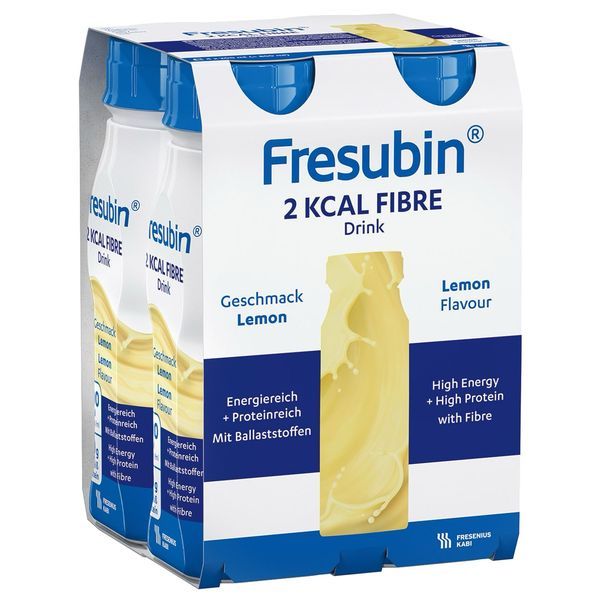 FRESUBIN 2 KCAL FIBRE DRINK Denrée alimentaire destinée à des fins médicales spéciales, citron, 200 ml x 4
