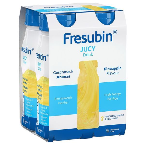 FRESUBIN JUCY DRINK Denrée alimentaire destinée à des fins médicales spéciales, ananas, 200 ml x 4