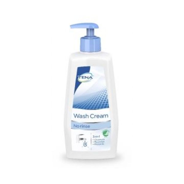 TENA WASH CREAM Creme lavante sans rincage flacon 1 litre (ref 4249)