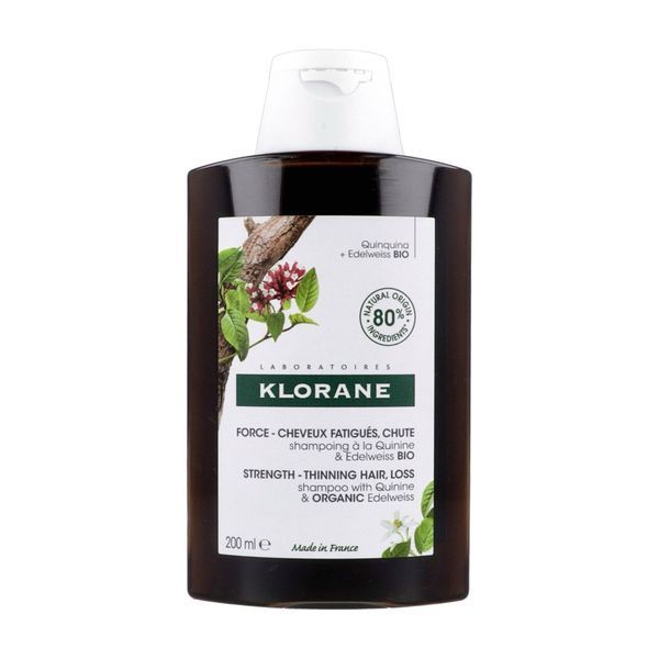 KLORANE CAPILLAIRE QUININE & EDELWEISS Shampoing à la quinine et edelweiss bio, fl 200 ml