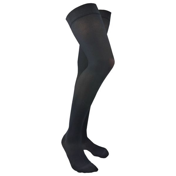 Veinax Coton Homme Classe 2 Bas Auto-Fixant Noir Normal T2 2