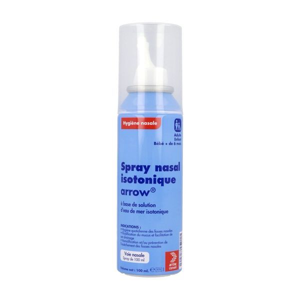 Spray Nasal Isotonique Arrow Liquide 100 Ml 1
