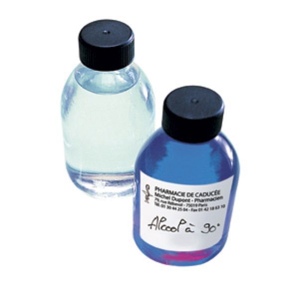 FLACONS GRAVIS Flacon rond en verre blanc, 60 ml, 20 flacons