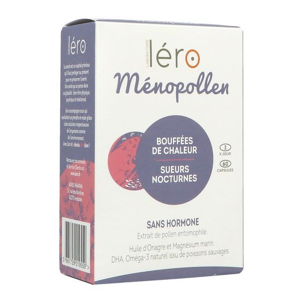 Lero Menopollen Bouffees De Chaleur 60 Capsules